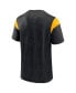 Фото #2 товара Men's Black Pittsburgh Steelers Home Stretch Team T-shirt