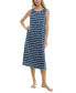 ფოტო #7 პროდუქტის Women's Printed Sleeveless Nightgown