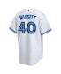 ფოტო #2 პროდუქტის Men's Chris Bassitt White Toronto Blue Jays Home Replica Jersey