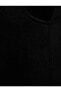 Straplez Kadife Mini Gece Elbisesi Taş Detaylı
