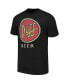 ფოტო #2 პროდუქტის Men's and Women's Black Distressed The Simpsons Vintage-Like Duff T-shirt