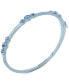 ფოტო #1 პროდუქტის Blue-Tone Crystal Bangle Bracelet