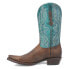 Фото #3 товара Dingo Rio Lobo Embroidered Snip Toe Cowboy Mens Brown Casual Boots DI154-200