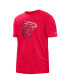 ფოტო #3 პროდუქტის Men's Red Atlanta Falcons 2022 Sideline Ink Dye T-shirt