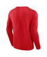 Men's Red Chicago Blackhawks Strike the Goal Long Sleeve T-shirt