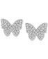 Фото #1 товара Серьги DKNY pavé Butterfly