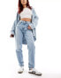 Фото #1 товара Levi's 80s mom fit jeans in light blue