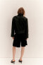 Фото #3 товара Distressed-look Shoulder-pad Jacket