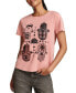 Фото #1 товара Women's Hamsa Hands Graphic Print Crewneck T-Shirt