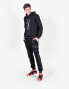 Фото #2 товара мужское худи с капюшоном черное с принтом Les Hommes Bluza Speed