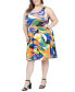 Plus Size Sleeveless Knee Length Tank Dress