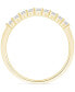 ფოტო #4 პროდუქტის Diamond Wedding Band (1/4 ct. t.w.) in 14k Gold