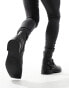 Pull&Bear boot with buckle detail in black Черный, 40 - фото #3