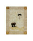 Фото #1 товара Pablo Esteban Elephant Under Beige Paper 1 Canvas Art - 19.5" x 26"