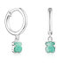 Фото #1 товара Original silver dangle earrings with amazonite 1003386300