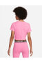 Фото #2 товара Dri-fıt One Luxe Women's Twist Cropped Short-sleeve Top