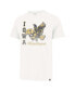Фото #3 товара Men's Cream Distressed Iowa Hawkeyes Phase Out Throwback Franklin T-shirt