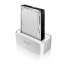 ICY BOX IB-111StU3-Wh - HDD - Serial ATA - 2.5,3.5" - USB 3.2 Gen 1 (3.1 Gen 1) Type-A - 5 Gbit/s - Silver - White