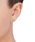 ფოტო #2 პროდუქტის Diamond Accent Square Earrings in 14k White Gold