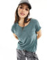 ONLY soft round neck t-shirt in mint green