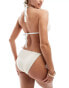 Фото #4 товара Ivory Rose crochet tie side bikini bottom in cream