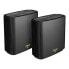 ASUS ZenWiFi AX XT8 (B-1-PK) - Wi-Fi 6 (802.11ax) - Tri-band (2.4 GHz / 5 GHz / 5 GHz) - Ethernet LAN - Black - Tabletop router