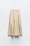 Cape midi skirt