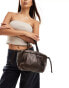 Фото #1 товара ASOS DESIGN tote bag with drawstring closure in washed brown