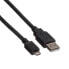 Фото #2 товара ROLINE 11.02.8752 - 1.8 m - USB A - Micro-USB B - USB 2.0 - 480 Mbit/s - Black