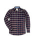 Фото #5 товара Mens' Organic Long Sleeve Flannel Double Pocket Button Down Shirt