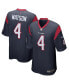 Фото #1 товара Men's Deshaun Watson Navy Houston Texans Game Jersey