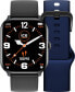 Фото #1 товара Умные часы ICE-WATCH Smart Watch ICE smart one черный ремешок черный + дополнительный ремешок темно-синий 022253