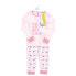 ფოტო #3 პროდუქტის Baby Girls Cotton Pajama Set, Llama