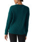 ფოტო #2 პროდუქტის Women's Ribbed Crewneck Sweater