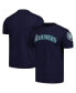 Фото #1 товара Men's Navy Seattle Mariners Team Logo T-shirt