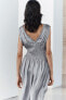 Фото #5 товара Атласное платье миди — zw collection ZARA