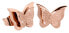 Фото #1 товара Small butterfly earrings Metal Butterfly KES-048-ROSEGOLD