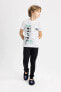 Фото #2 товара Пижама defacto Printed Short-Sleeve Boy's