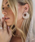 ფოტო #4 პროდუქტის Blushing Imitation Pearl Earrings in 18K Gold Plating