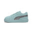 Фото #3 товара Puma Suede Aurora Lace Up Toddler Girls Blue Sneakers Casual Shoes 38784701