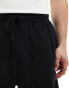 ASOS DESIGN oversized shorts in black Черный, XS - W30 - фото #2