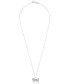Diamond Horse Pendant Necklace (1/4 ct. t.w.) in 10k White Gold, 18" + 2" extender, Created for Macy's