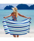Фото #3 товара Cabo Cabana Beach Towel (4-Pack, 30x70 in.), Soft Ringspun Cotton, Alternating Stripe Colors, Oversized Cabana Pool Towel