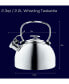 Фото #3 товара Stainless Steel 2-Qt. Whistling Teakettle with Flip-Up Spout