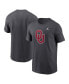 Фото #1 товара Men's Anthracite Oklahoma Sooners Primetime Evergreen Logo T-Shirt