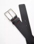 HUGO RED Giaspo leather belt in black