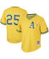 Фото #4 товара Men's Mark McGwire Gold Oakland Athletics Cooperstown Collection Mesh Batting Practice Jersey