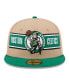 Фото #3 товара Men's Tan/Kelly Green Boston Celtics 2024 NBA Draft 59FIFTY Fitted Hat