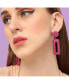 ფოტო #2 პროდუქტის Women's Corroded Drop Earrings