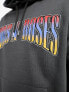 ASOS DESIGN unisex oversized license hoodie in charcoal with Guns N' Roses graphics